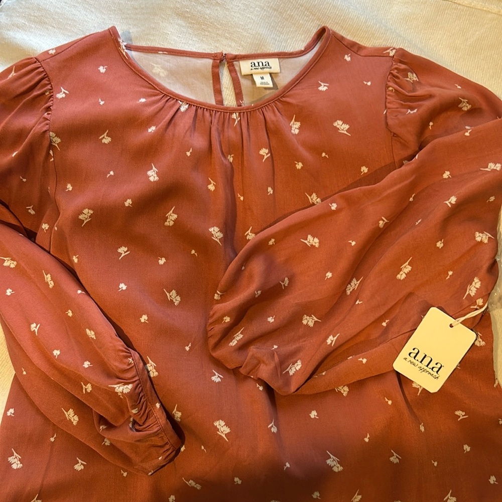 A.N.A New Approach Blouse. NWT